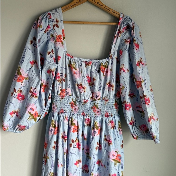 LOVESHACKFANCY Minnia Maxi Floral Dress Lavender Moon XS - Picture 8 of 12